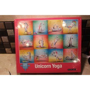 Willow Creek Unicorn Yoga Jigsaw Puzzle 1000 Pieces 2018 NEW SEALED